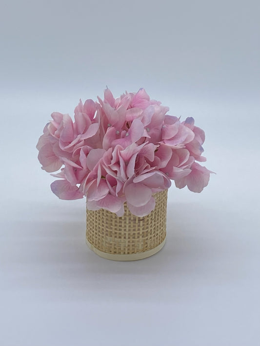 Palm Beach Rattan Hydrangeas